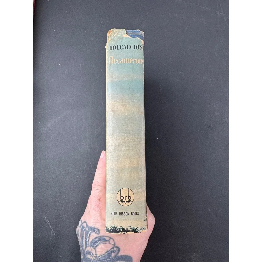 The Decameron Giovanni Boccaccio 1931 Blue Ribbon Steele Savage Illustrated‎